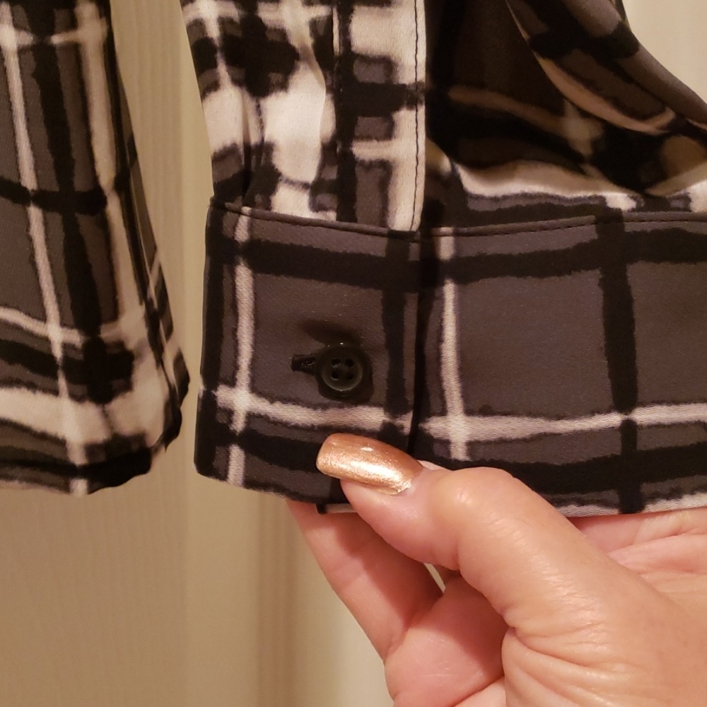 Long Sleeve Blouse LARGE, NWT - Picture 3 of 4